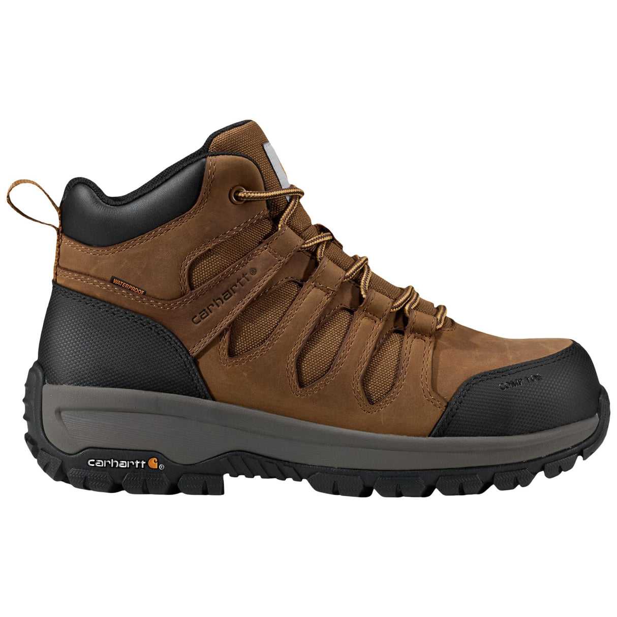 Carhartt Dearborn Mid Waterproof Comp Toe Boot - Brown cover
