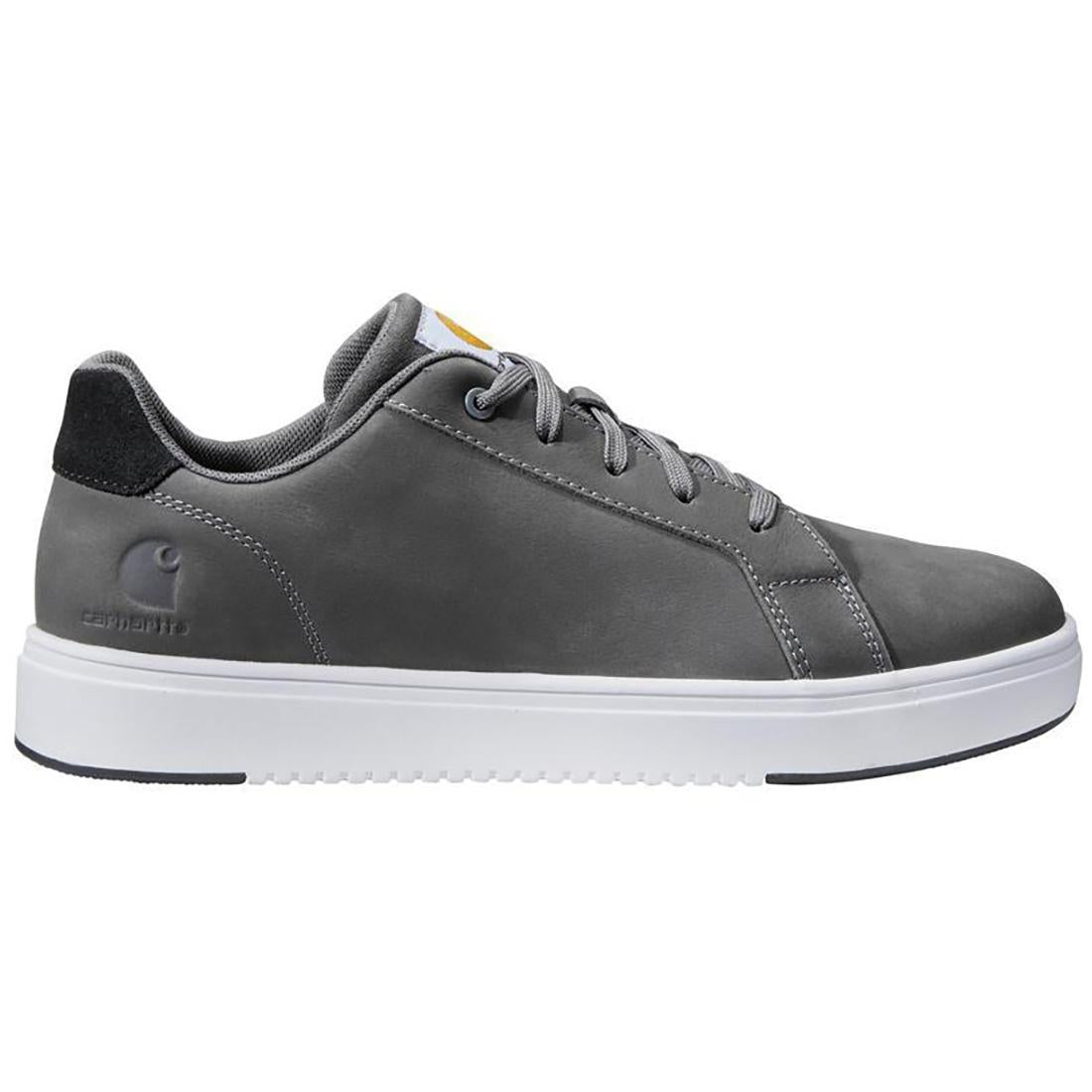 Carhartt 3" Detroit Leather Soft-Toe Sneaker Grey Profile View