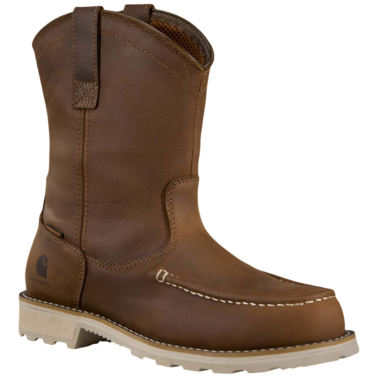 Carhartt Grafton Waterproof Moc Toe Wellington - Brown side image