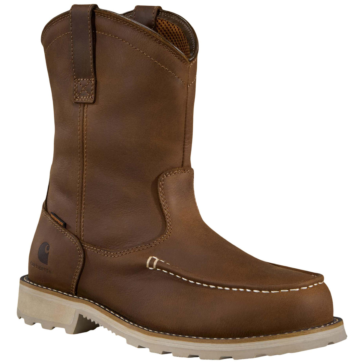 Carhartt Grafton WP Steel Moc Toe Wellington - Brown side image