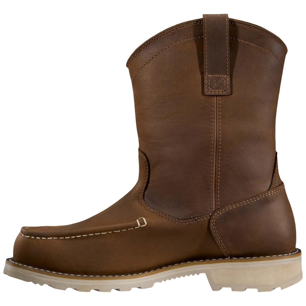 Carhartt Grafton WP Steel Moc Toe Wellington - Brown sole image