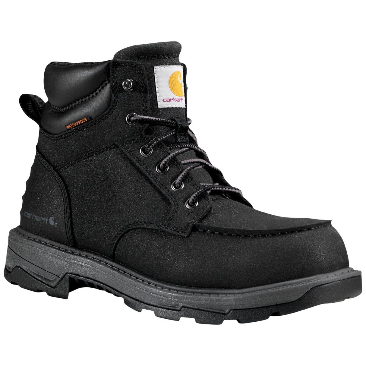 Carhartt Hamilton 6" WP Composite Moc Toe Boot - Black side image