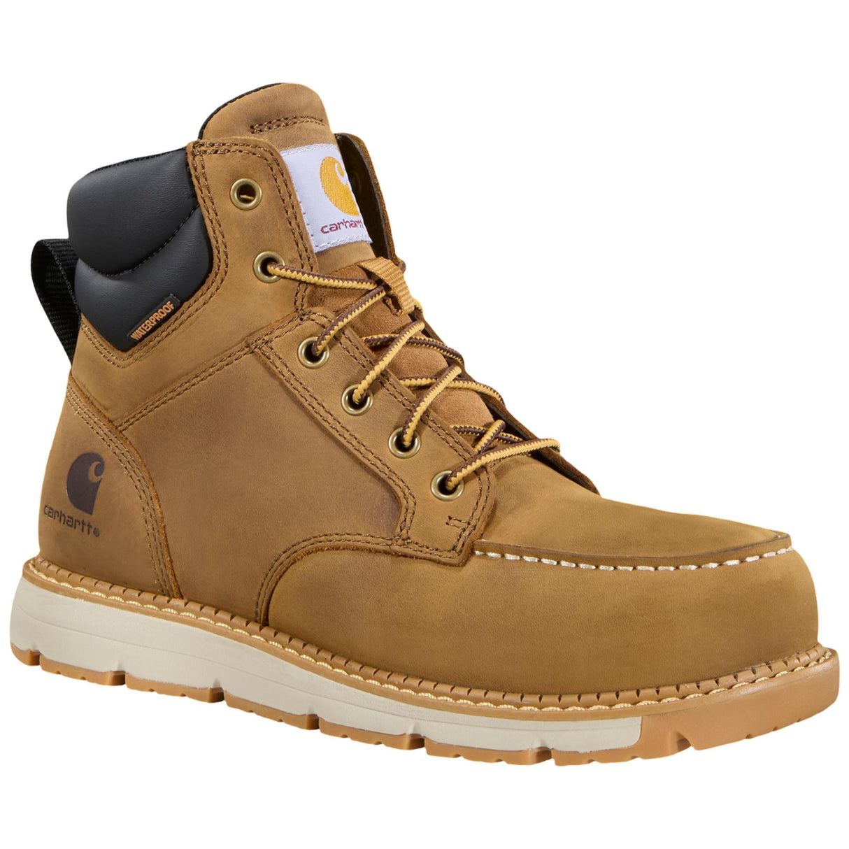 Carhartt Millbrook 6" WP Nano Toe Wedge Boot - Lt Brown side image