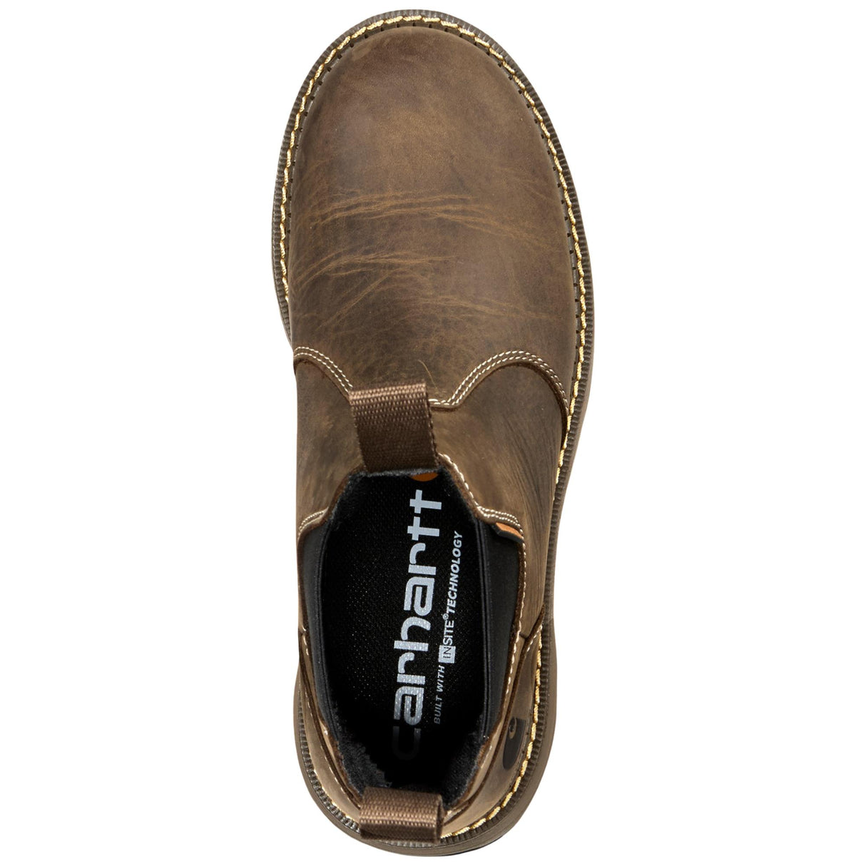 Carhartt Millbrook WR Romeo Wedge Boot - Mossy Brown front view