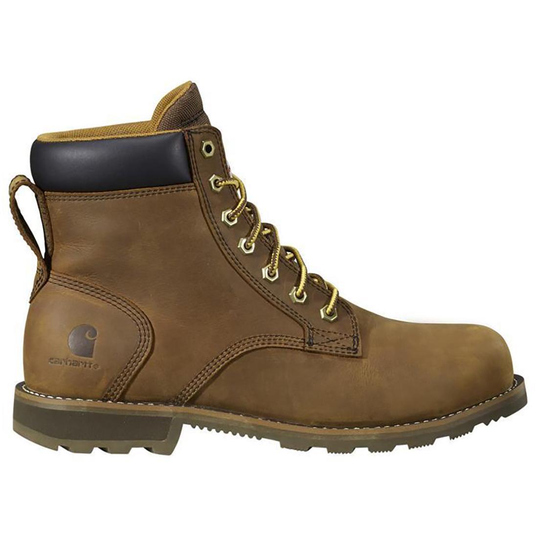 Carhartt 6" Frontier Water Resistant Soft-Toe Boot Brown Profile View