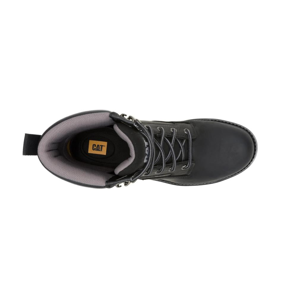 Caterpillar Men's 247 6-Inch Steel Toe Boot Black - Top View