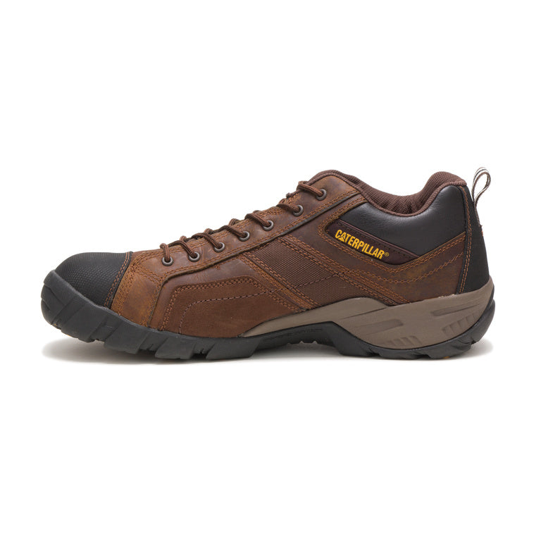 Caterpillar Argon Composite-Toe Work Shoe Dark Brown P89957 Side Image
