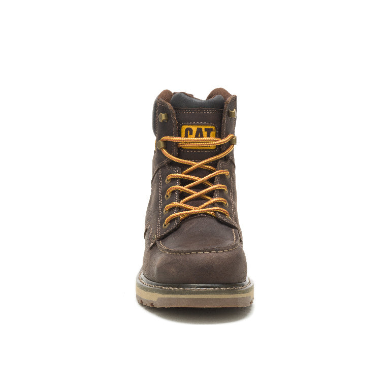 Caterpillar Calibrate Steel-Toe Work Boot Dark Brown P91418 Front Image
