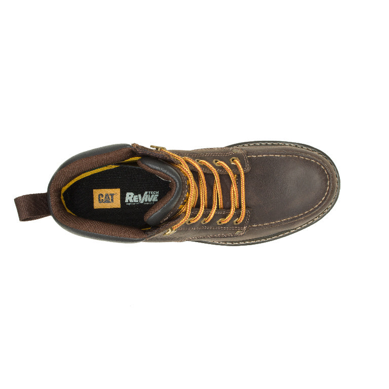 Caterpillar Calibrate Steel-Toe Work Boot Dark Brown P91418 Image View