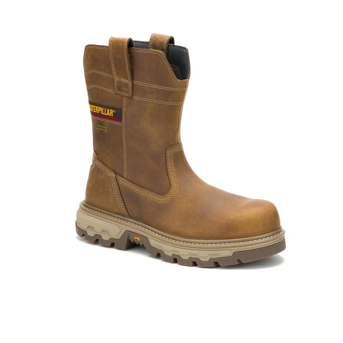 Caterpillar Colorado Equip Wellington Waterproof Comp-Toe Pull On Boot Pyramid P91755 Medial Image