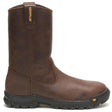 Caterpillar Drawbar Steel-Toe Pull On Work Boot Brown Profile View