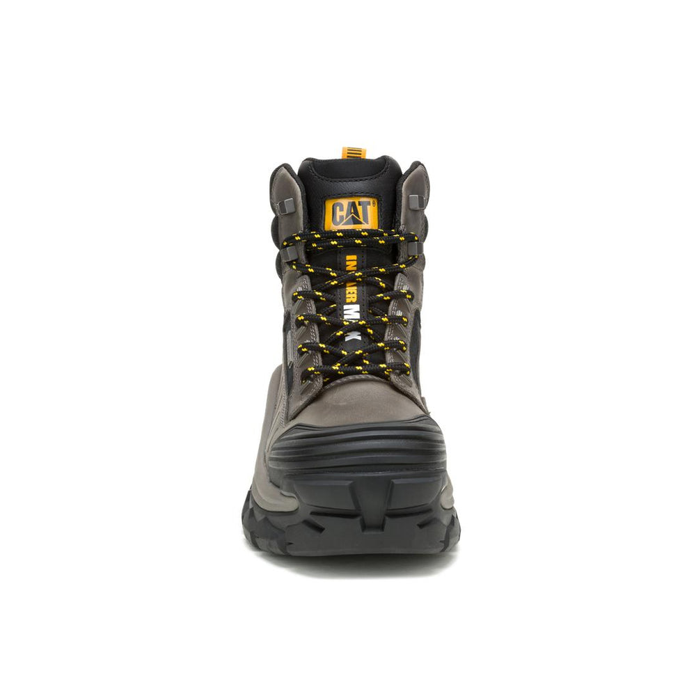 Caterpillar Invader Max Waterproof Composite-Toe Boots Gargoyle P91730 Front Image