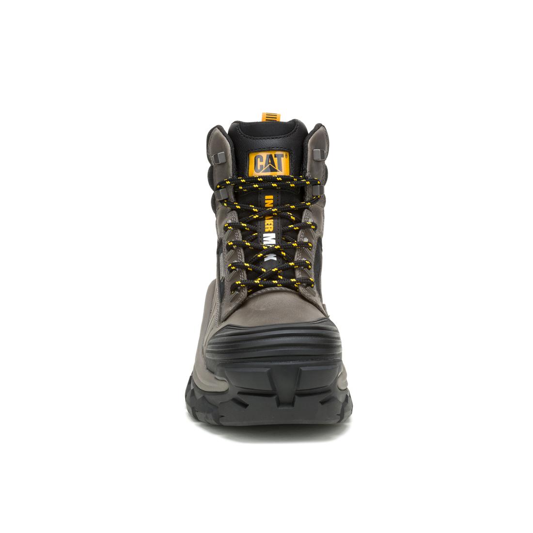 Caterpillar Invader Max Waterproof Composite-Toe Boots Gargoyle P91730 Front Image