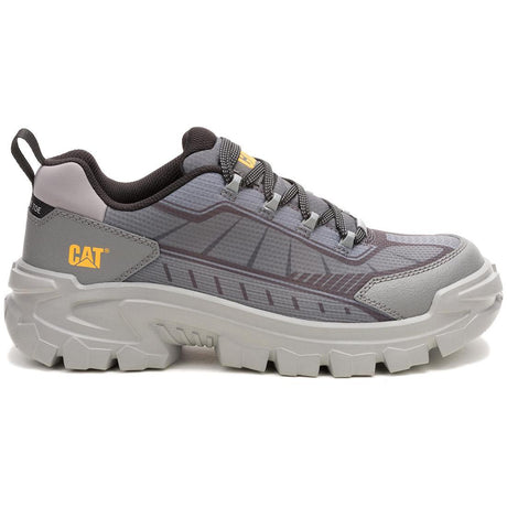 Caterpillar Invader Sport Lo Mesh Composite-Toe Shoes Gargoyle Profile View