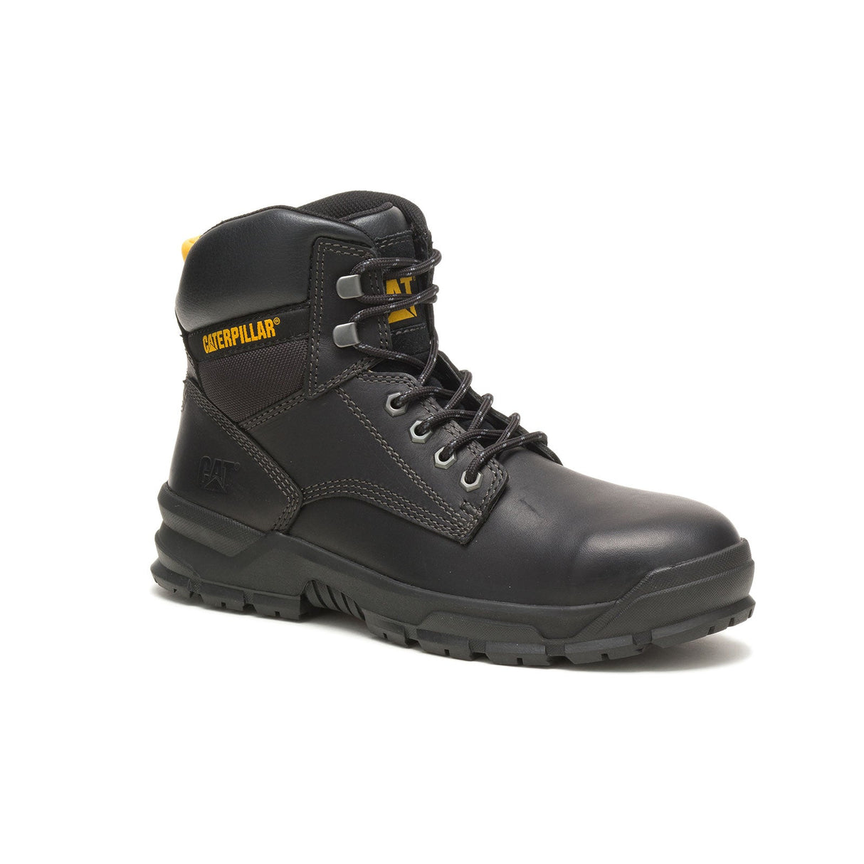Caterpillar Mobilize Alloy-Toe Work Boot Black P91267 Medial Image