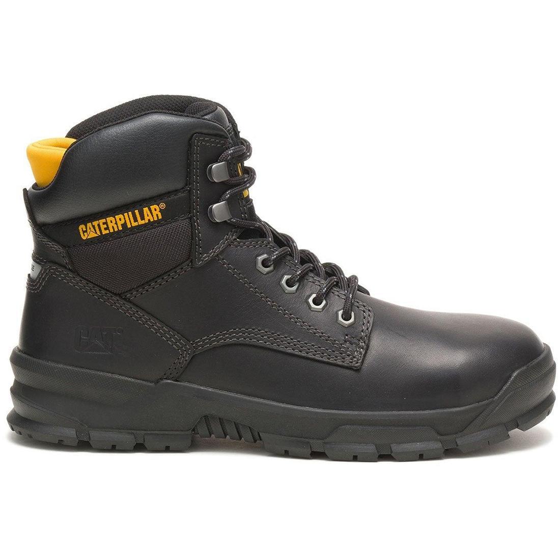 Caterpillar Mobilize Alloy-Toe Work Boot Black Profile View