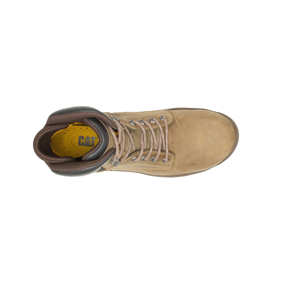 Caterpillar Mobilize Alloy-Toe Work Boot Light Brown P91268 Front Image