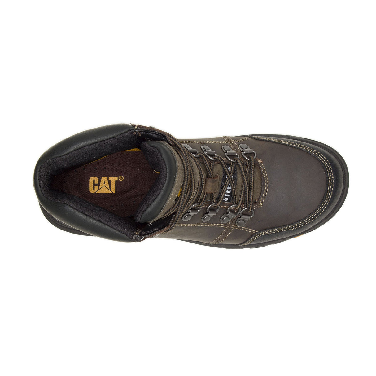 Caterpillar Outline Steel-Toe Work Boot Brown/Black P90802 Front Image