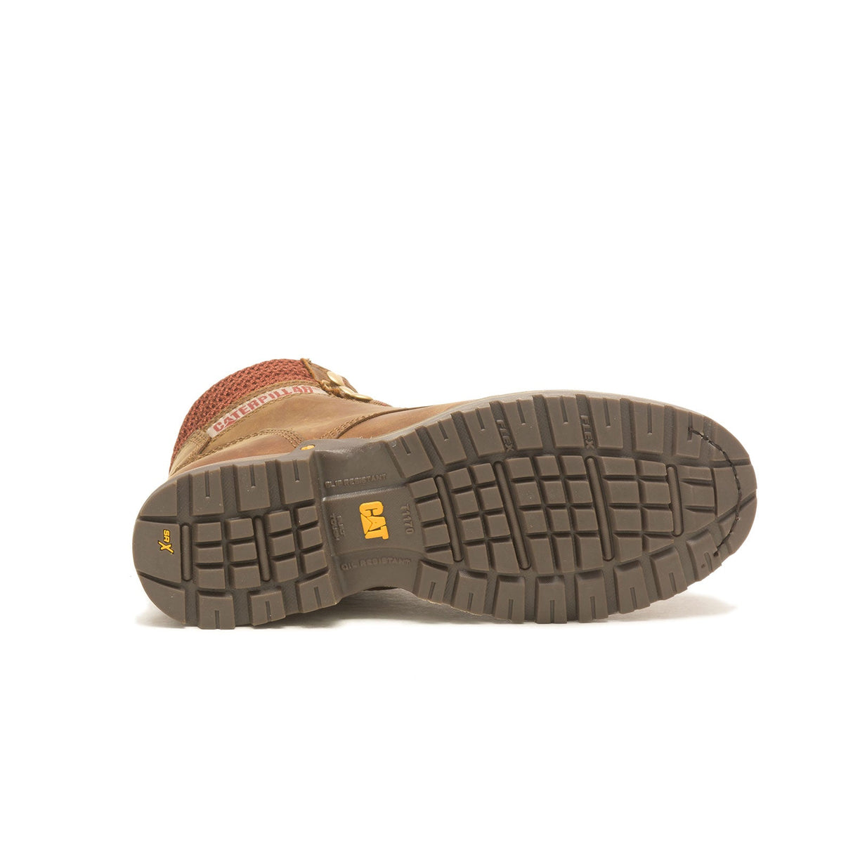 Caterpillar Paisley 6 Inch Women’s Steel-Toe Work Boot Brown P91573 Sole Image