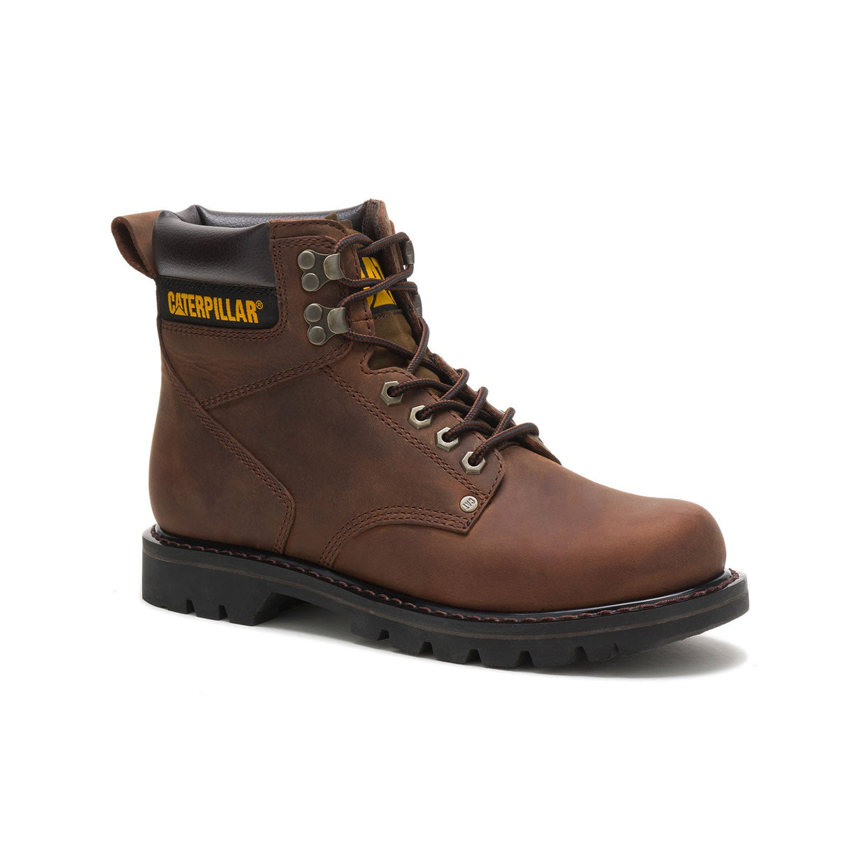 Caterpillar Second Shift Soft-Toe Work Boot Dark Brown P72593 Medial Image