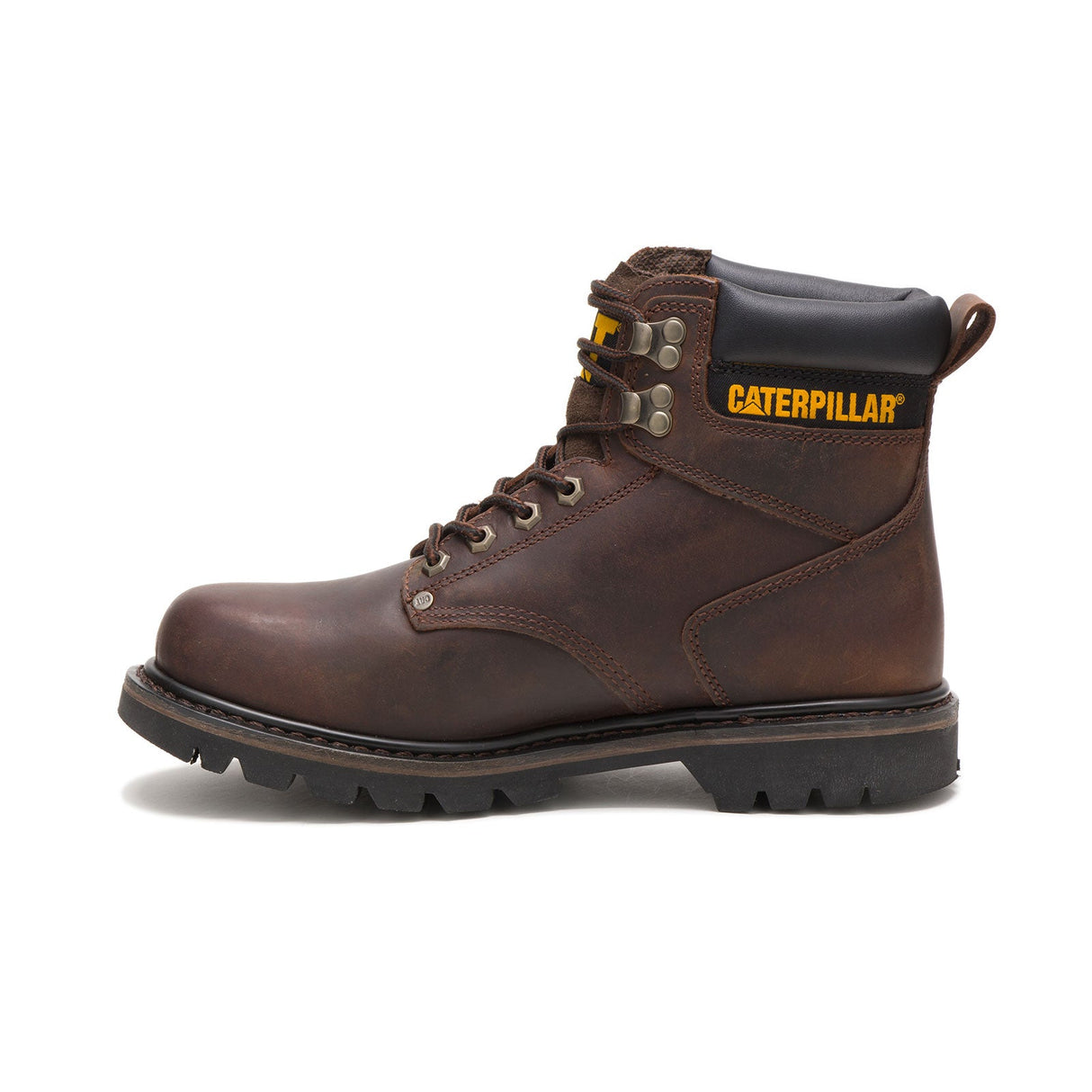 Caterpillar Second Shift Soft-Toe Work Boot Dark Brown P72593 Side Image