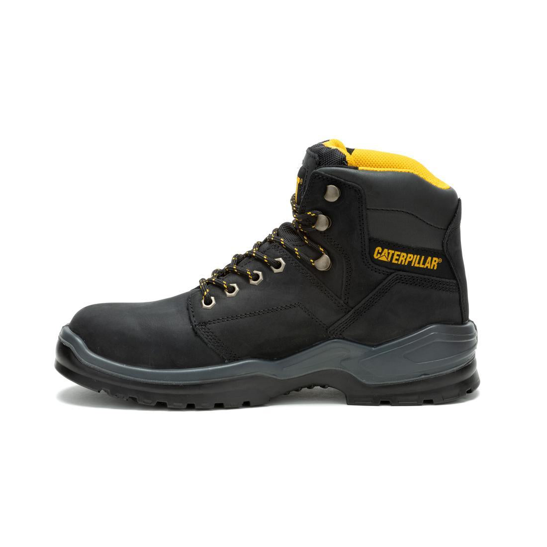 Caterpillar Striver Steel-Toe Boots Black P91671 Side Image