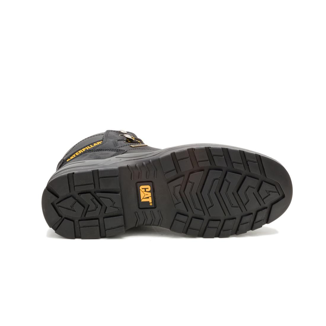 Caterpillar Striver Waterproof Steel-Toe Boots Black P91786 Sole Image