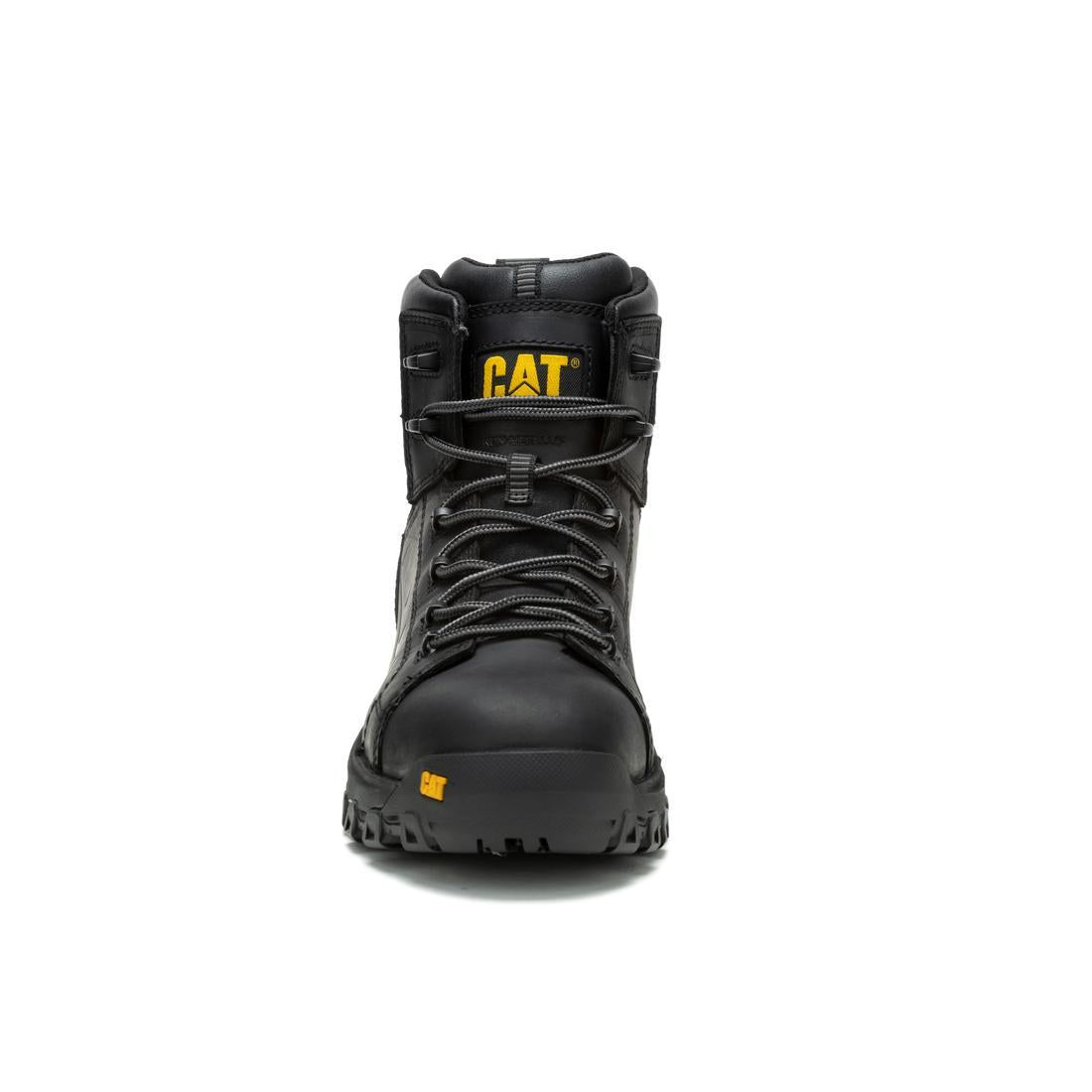 Caterpillar Threshold Rebound Waterproof Composite-Toe Boots Black P91696 Front Image