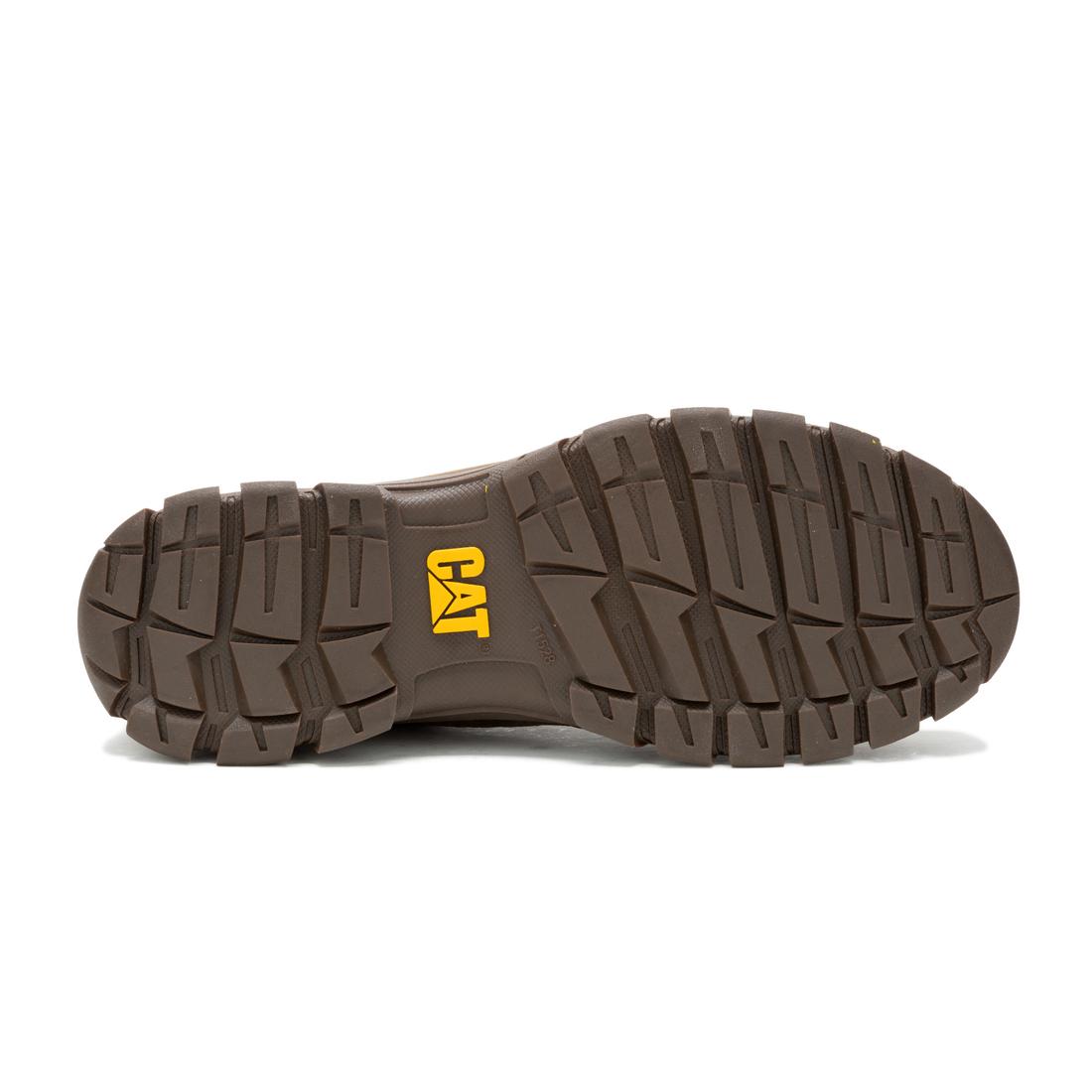 Caterpillar Threshold Slip On Soft-Toe Shoes Mushroom P726054 Sole Image