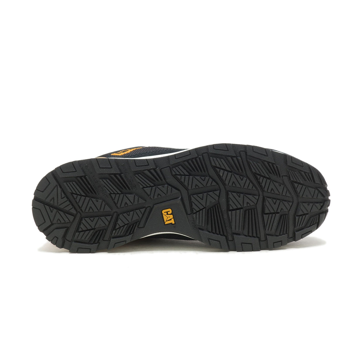 Caterpillar Venward Women’s Composite-Toe Work Shoe Black/Yellow P91605 Sole Image