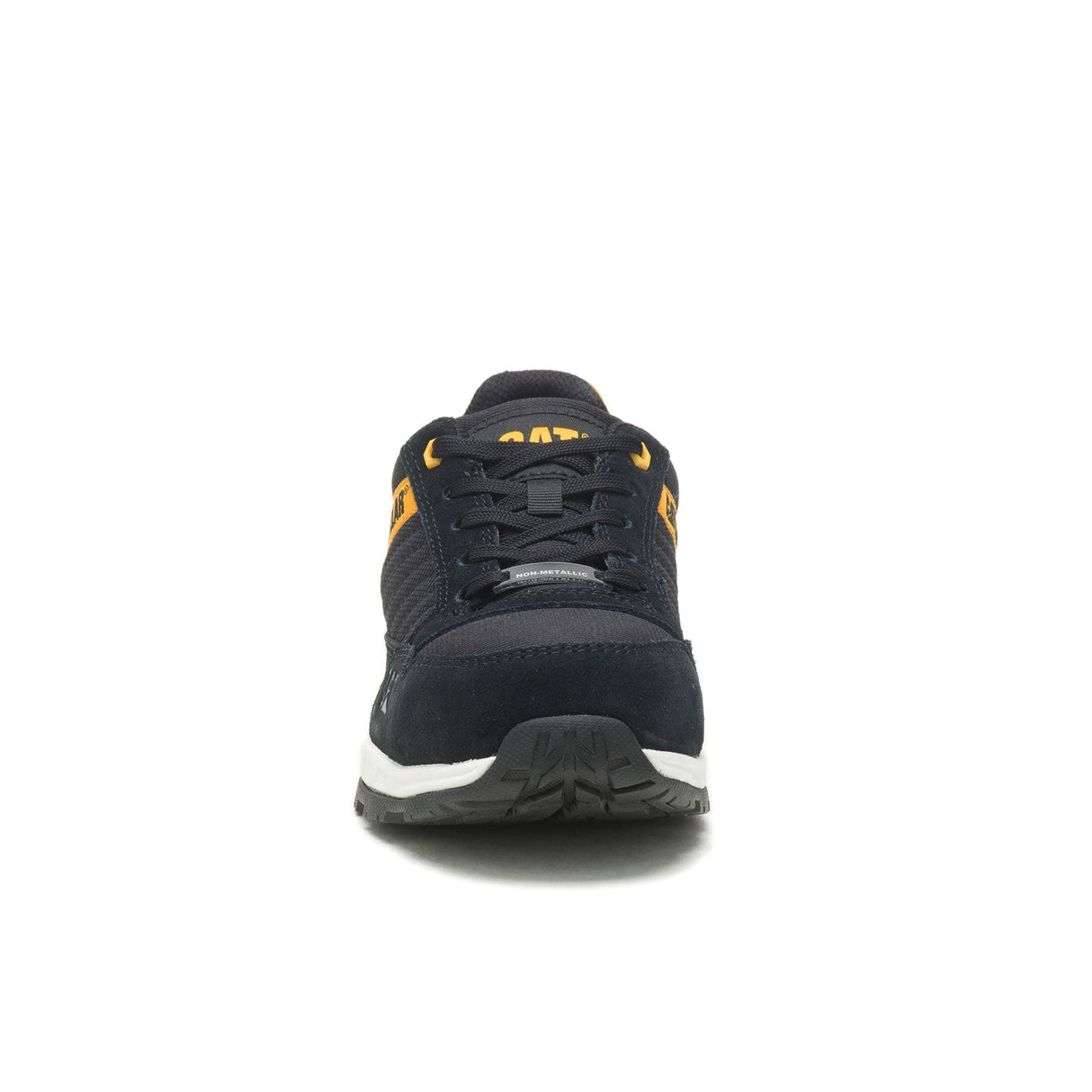Caterpillar Venward Women’s Composite-Toe Work Shoe Black/Yellow P91605 Front Image