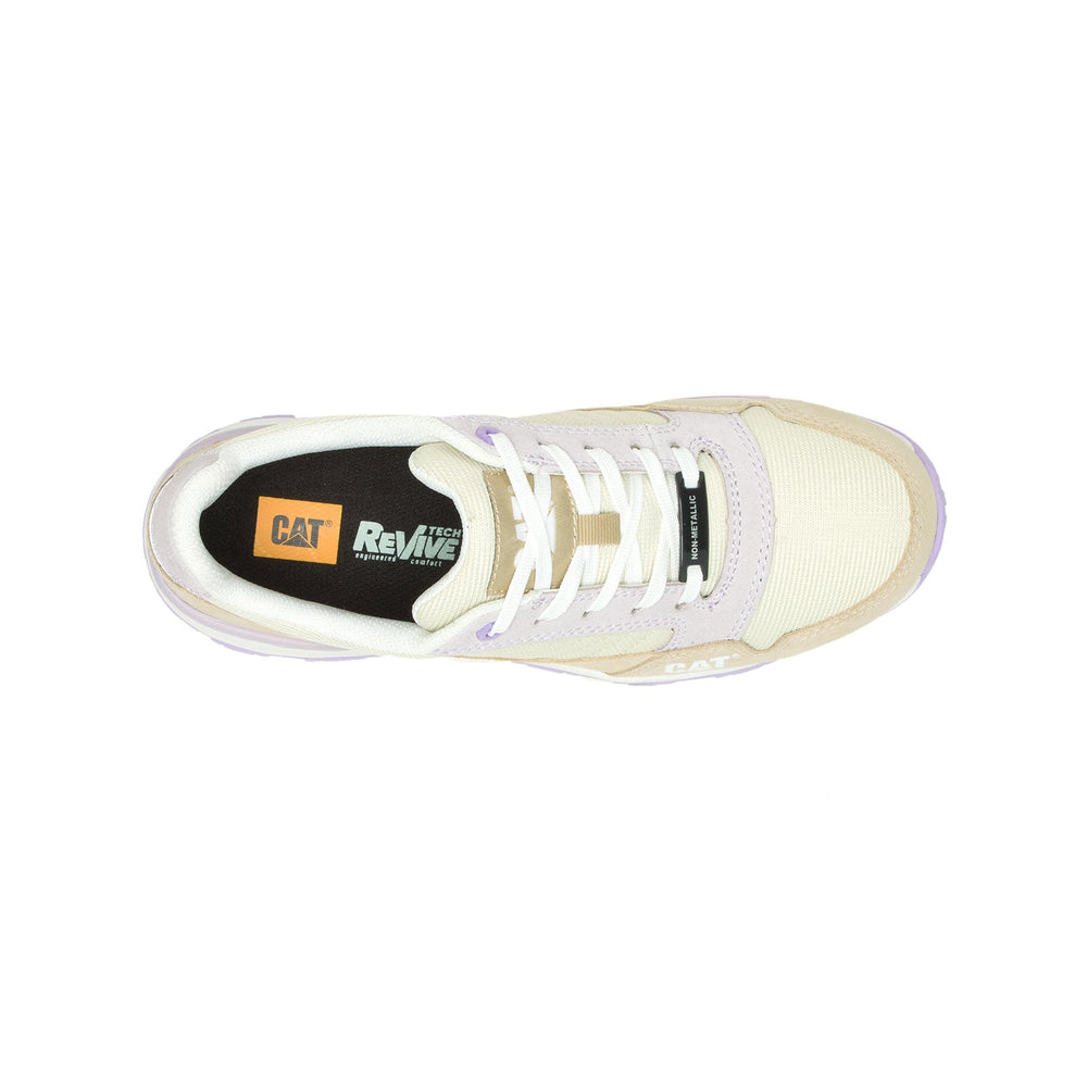 Caterpillar Venward Women’s Composite-Toe Work Shoe Tan/Lilac P91479 Image View