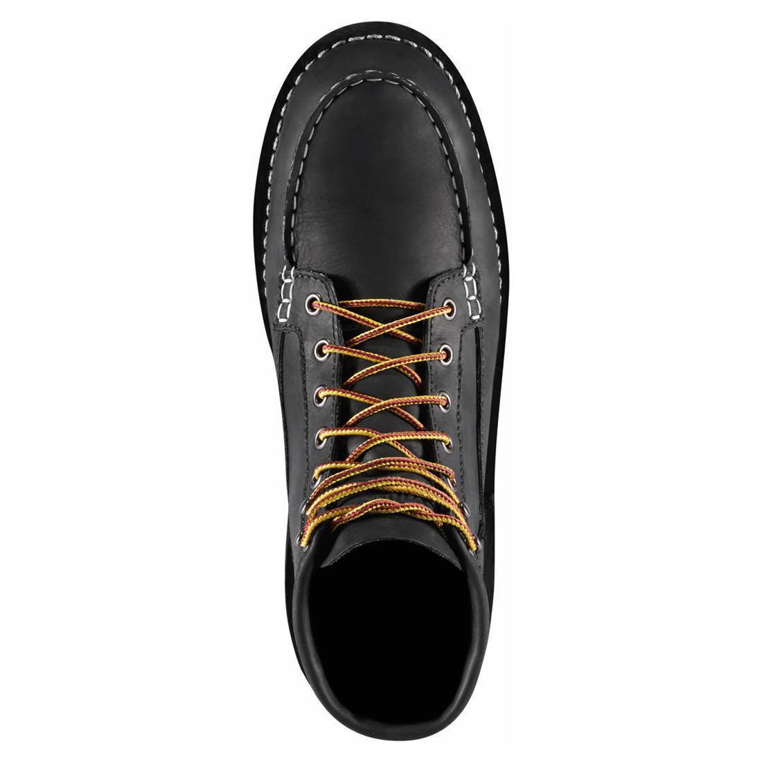 Danner Bull Run Moc Toe 6" Black Boot 15568 Front Image