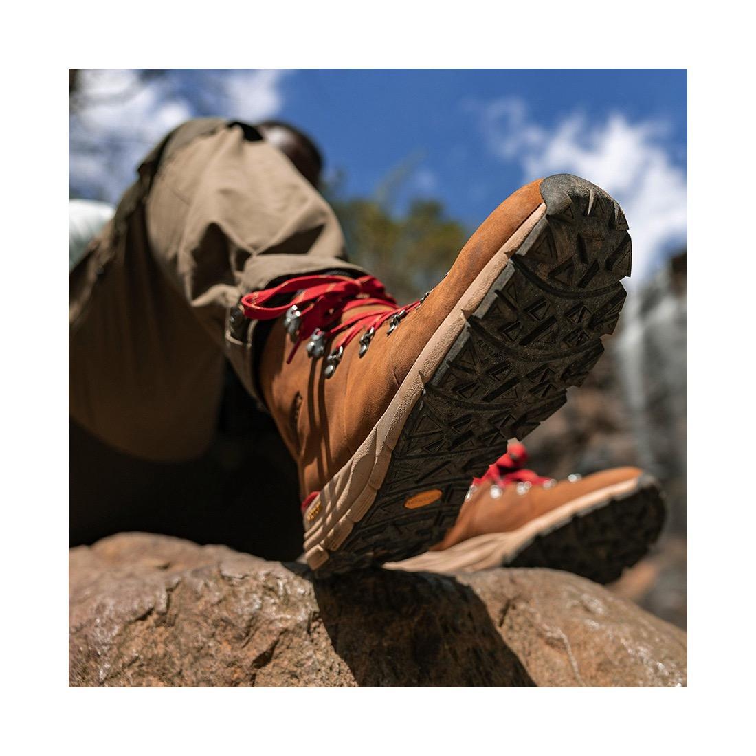 Danner Mountain 600 Leaf 4.5" Grizzly Brown/Rhodo Red GTX Boot 62302 Image