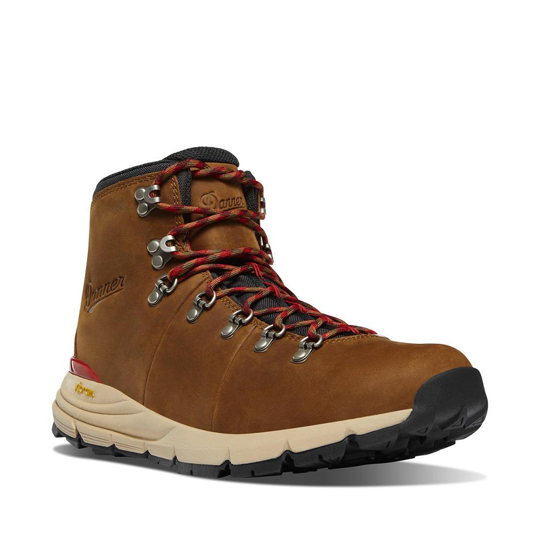 Danner Mountain 600 Leaf 4.5" Grizzly Brown/Rhodo Red GTX Boot 62302 Side Image