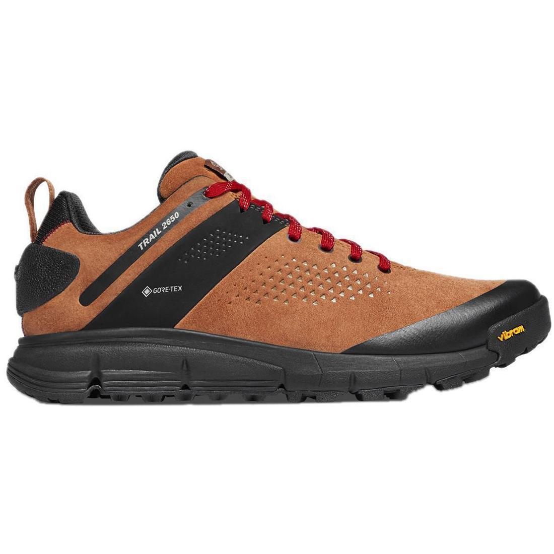 Danner Trail 2650 Suede GTX Shoe Brown/Red Profile View