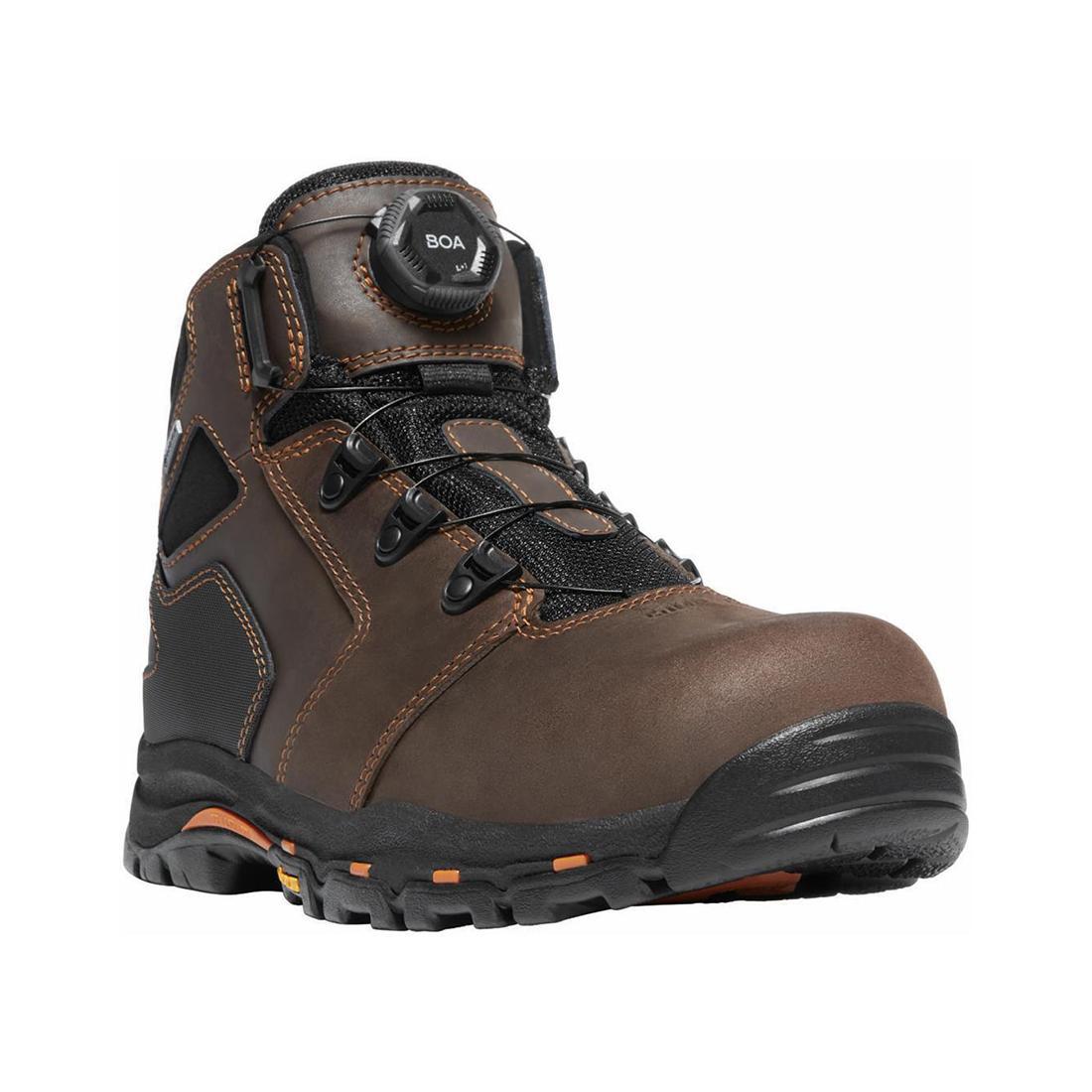 Danner Vicious BOA 4.5" Brown/Orange NMT Boot 13800 Side Image