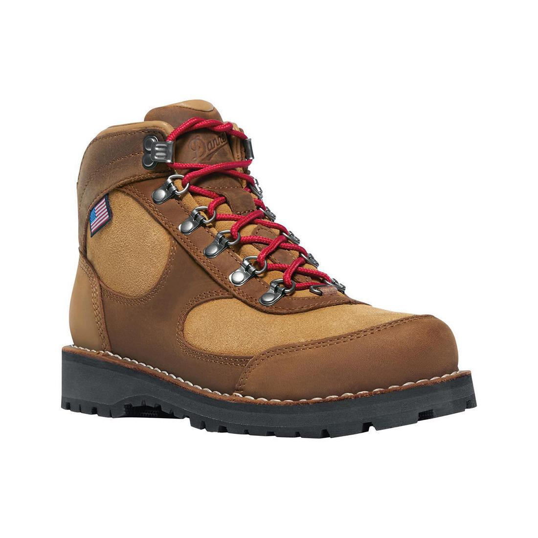 Danner Women's Cascade Crest 5" Grizzly Brown/Rhodo Red GTX Boot 60431 Image