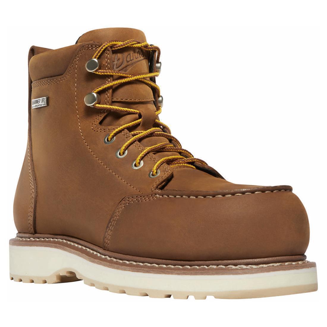 Danner Women's Cedar River Moc Toe 6" Brown AL Boot 14308 Side Image