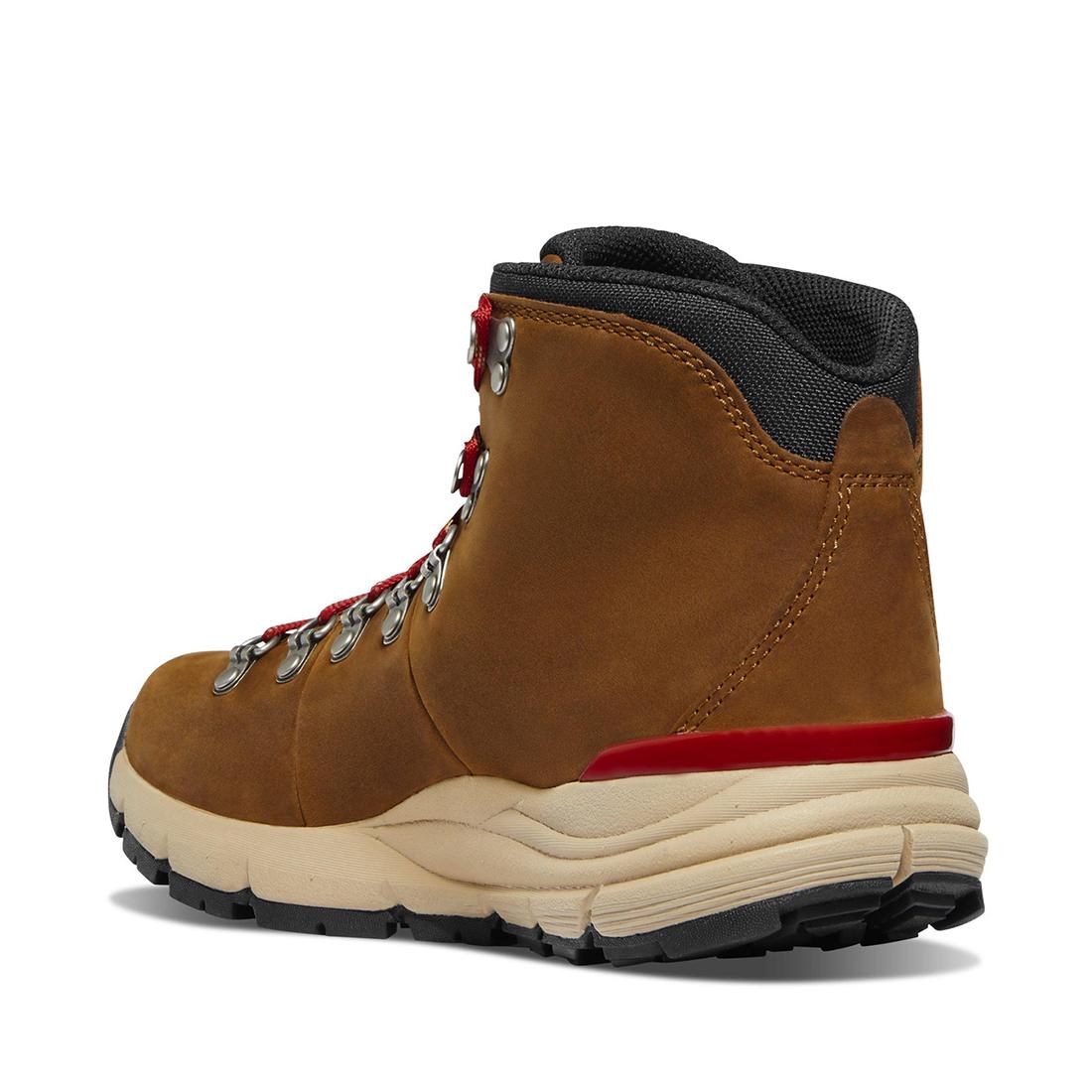 Danner Women's Mountain 600 Leaf 4.5" Grizzly Brown/Rhodo Red GTX Boot 62303 Back Image