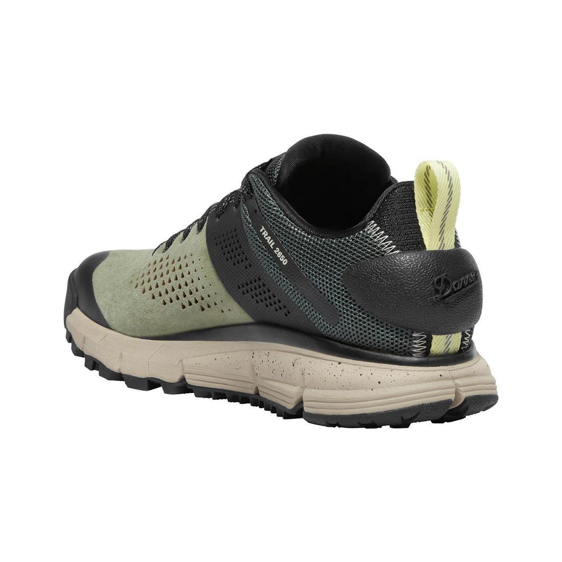 Danner Women's Trail 2650 3" Oil Green/Jet Black Shoe 61311 Back Image