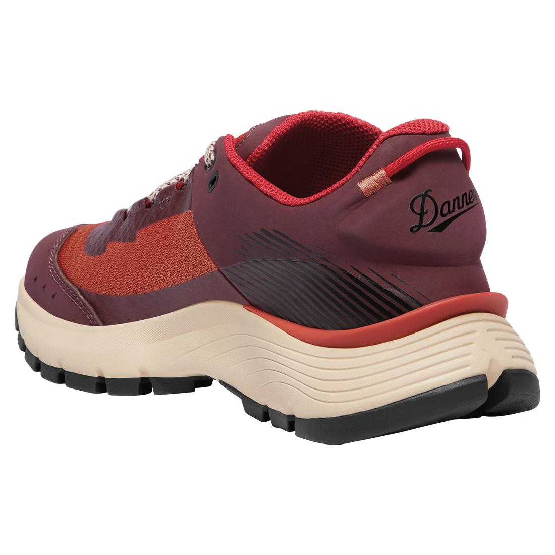 Danner Women's Trail Junction 3" Chocolate/Rhodo Red Shoe 65202 Back Image