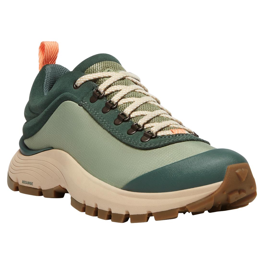 Danner Women's Trail Trainer 3" Oil Green/Jungle Green Shoe 65400 Side Image