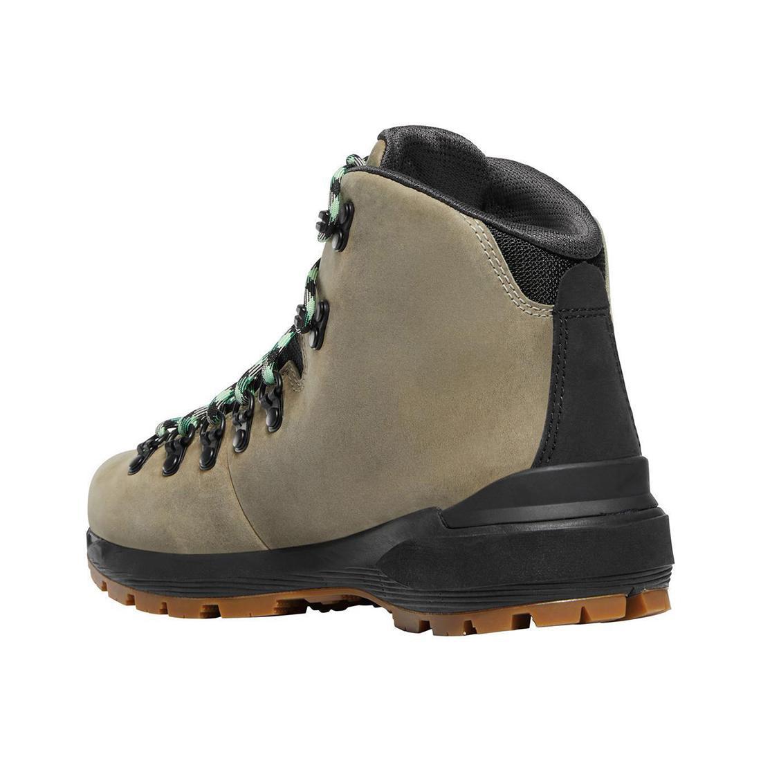 Danner Women's's Mountain 600 Evo 4" Tin Gray/Island Green GTX Boot 62713 Back Image