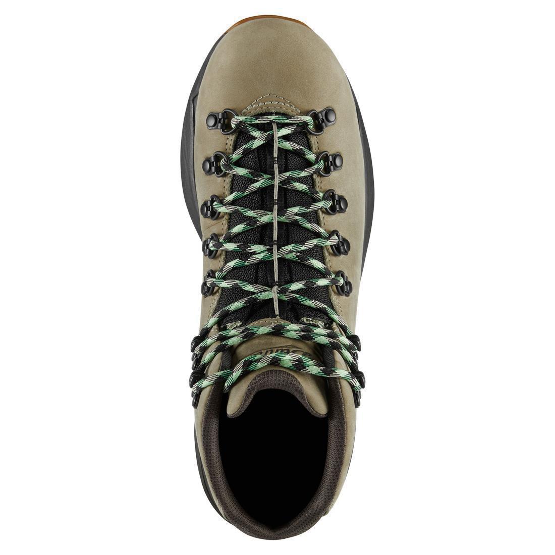 Danner Women's's Mountain 600 Evo 4" Tin Gray/Island Green GTX Boot 62713 Front Image