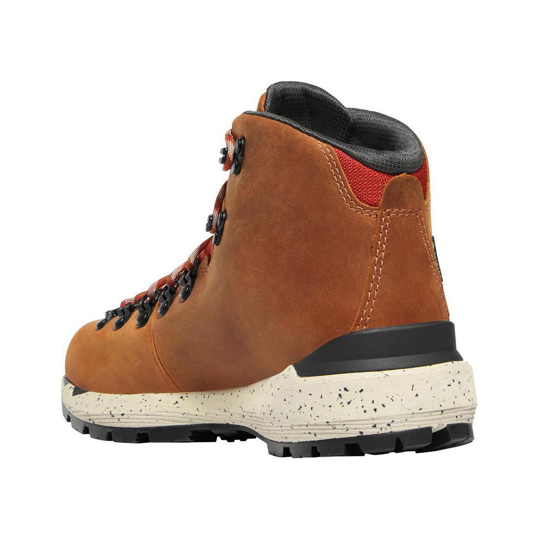 Danner Women's's Mountain 600 Evo 4" Mocha Brown/Rhodo Red GTX Boot 62711 Back Image