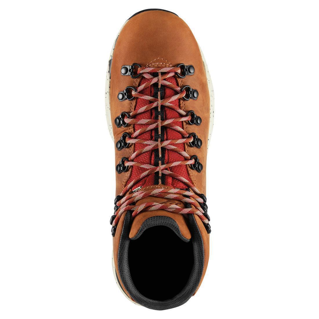 Danner Women's's Mountain 600 Evo 4" Mocha Brown/Rhodo Red GTX Boot 62711 Front Image