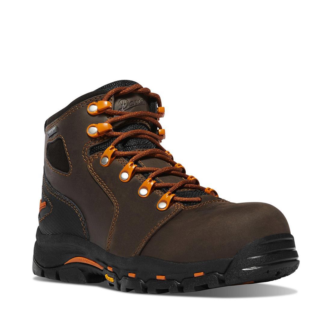 Danner Women's's Vicious 4" Brown/Orange Boot 13883 Side Image