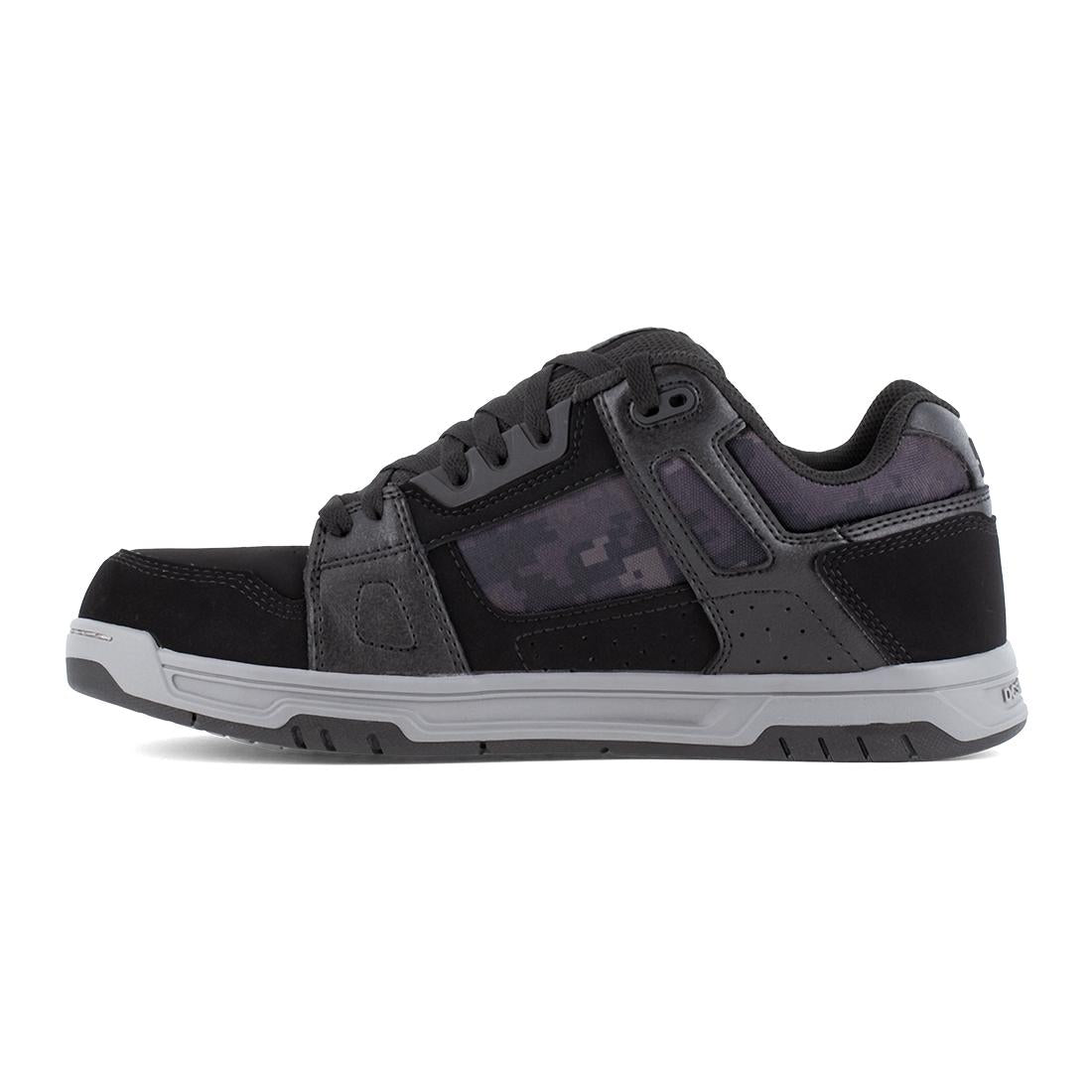 Dc Shoes Stag Work Composite Toe Work Shoe – Black/Camo DC60501 Medial Image