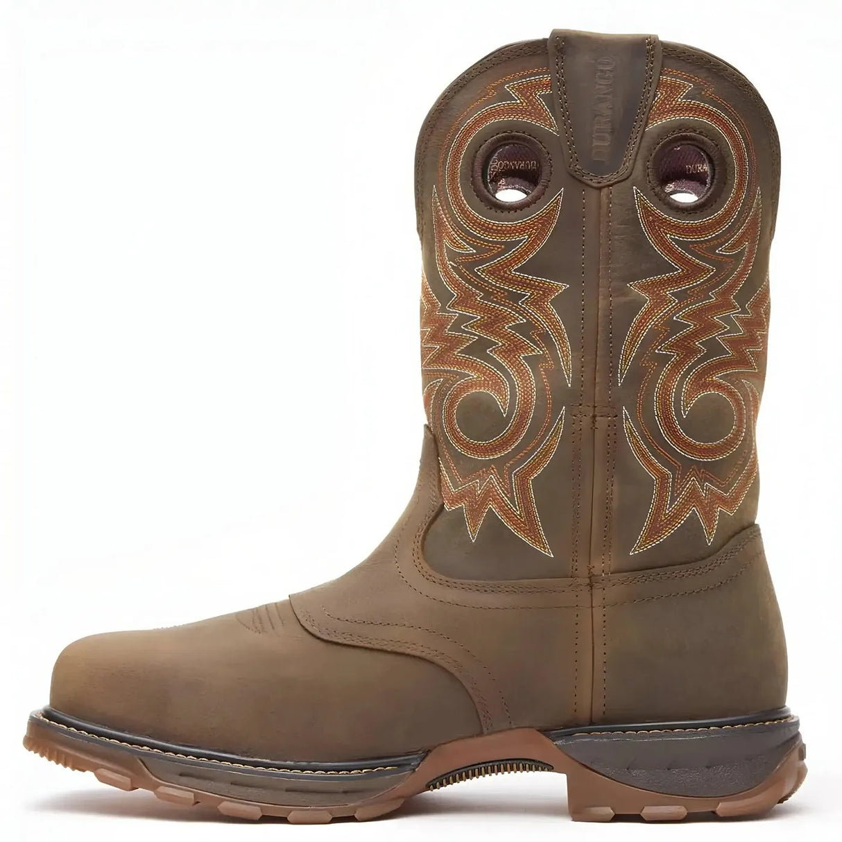 Durango Maverick XP Composite Toe Waterproof Western Work Boot Brown Side